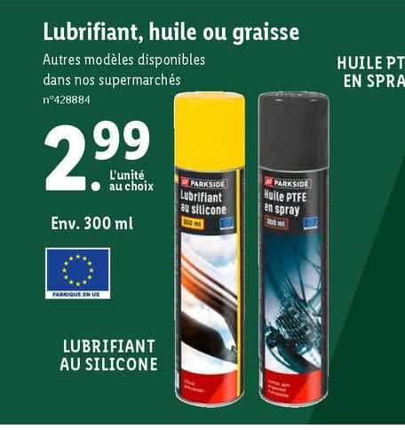 Lubrifiant, Huile Ou Graisse