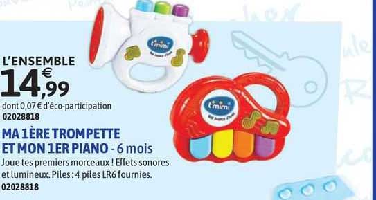 ma 1ère trompette et mon 1er piano