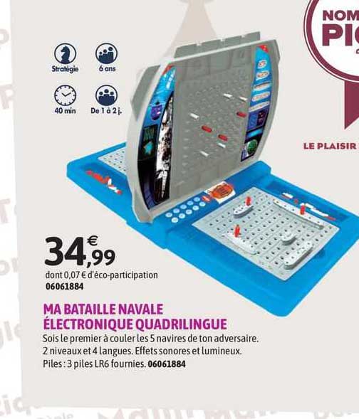 ma bataille navale eléctronique quadrillingue