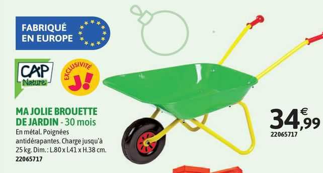Ma Jolie Brouette De Jardin - 30 Mois