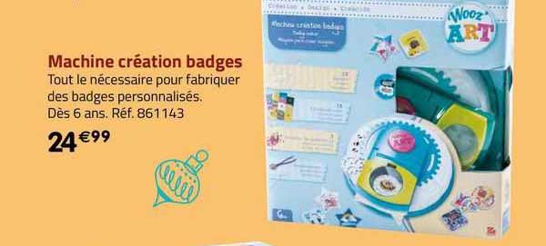 machine création badges