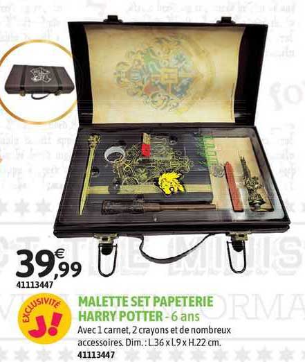 malette set papeterie harry potter