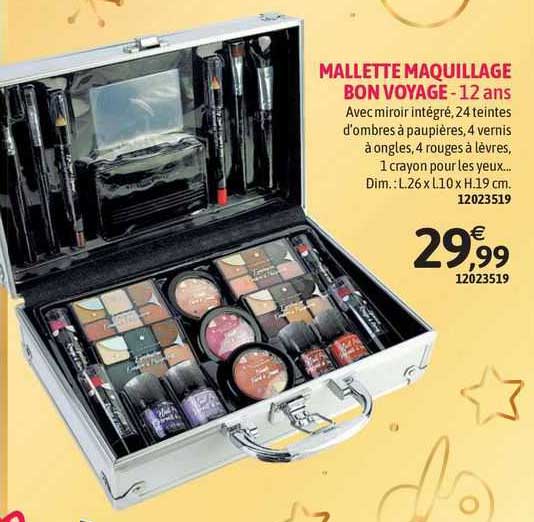 mallette maquillage bon voyage - 12 ans