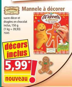mannele à décorer