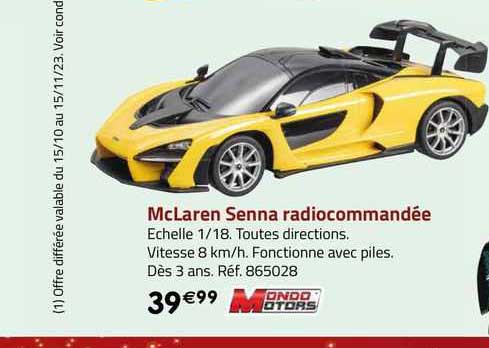 mclaren senna radiocommandée mono motors