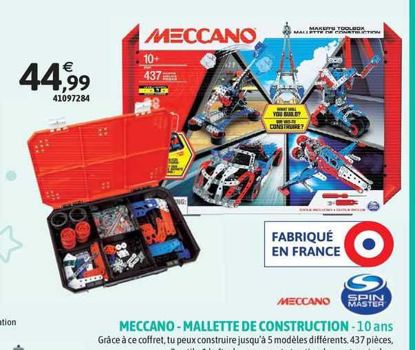 Meccano - Mallette De Construction - 10 Ans