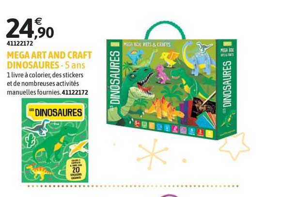 méga art and craft dinosaures