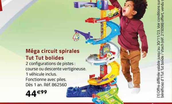 méga circuit spirales tut tut bolides