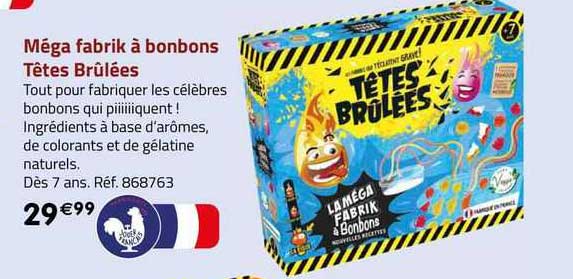 méga fabrik à bonbons têtes brûlées
