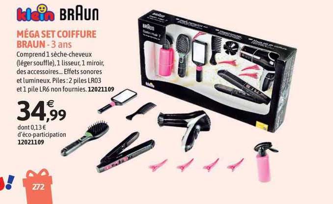 méga set coiffure braun