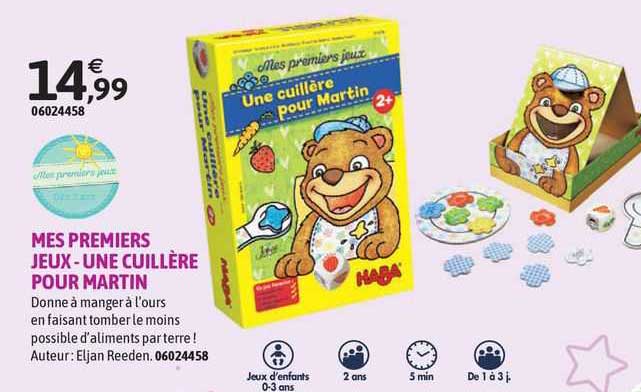 mes premiers jeux - une cuillère pour martin