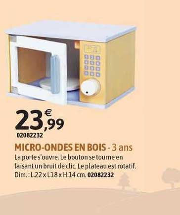 micro-ondes en bois