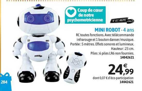 mini robot - 4 ans