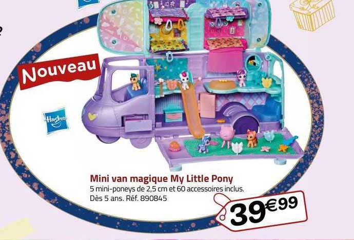 mini van magique my little pony hasbro