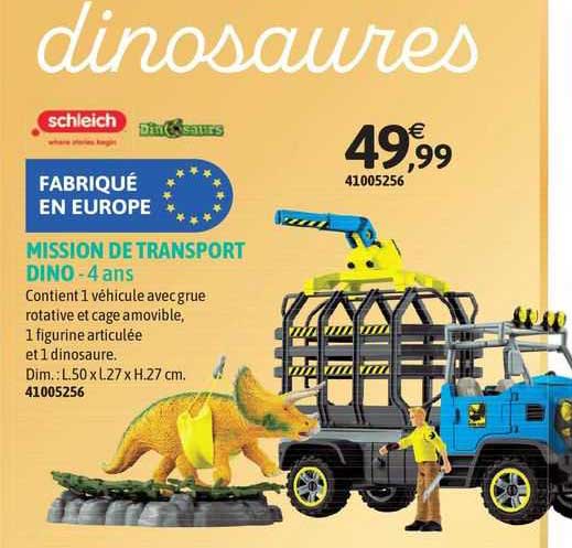 mission de transport dino - 4 ans schleich