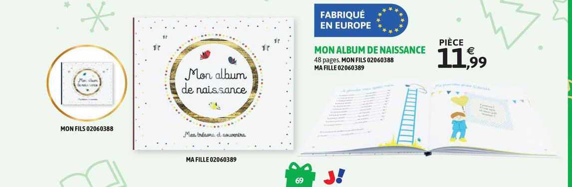 mon album de naissance