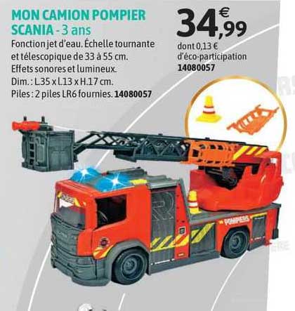 mon camion pompier scania