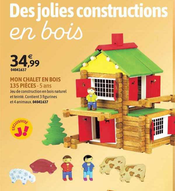 mon chalet en bois 135 pièces