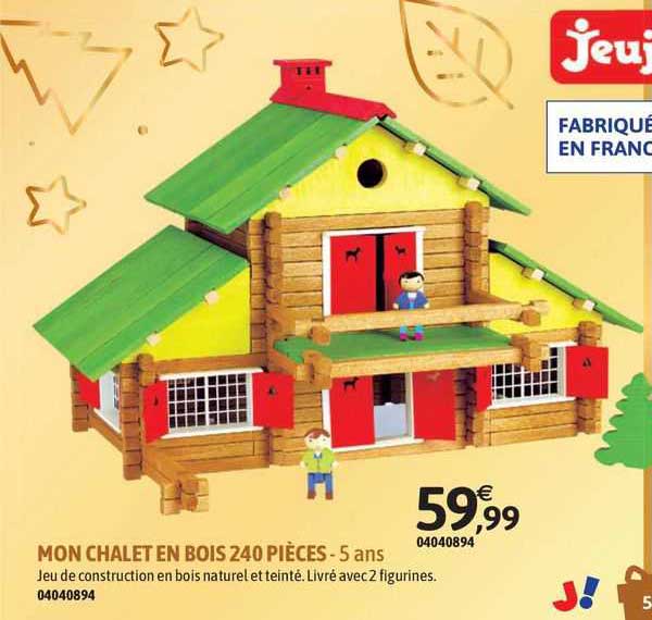 mon chalet en bois 240 pièces