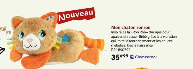 mon chaton ronron clementoni