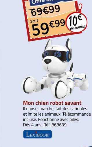 mon chien robot savant lexibook