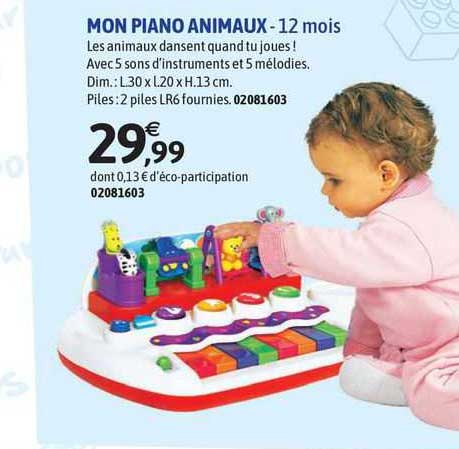 mon piano animaux