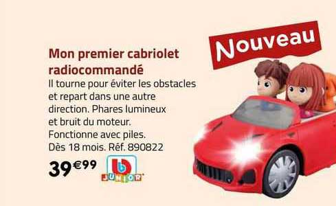 mon premier cabriolet radiocommandé