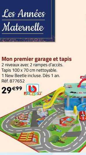 mon premier garage et tapis