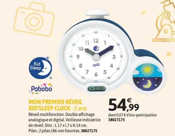 mon premier réveil kid'sleep clock