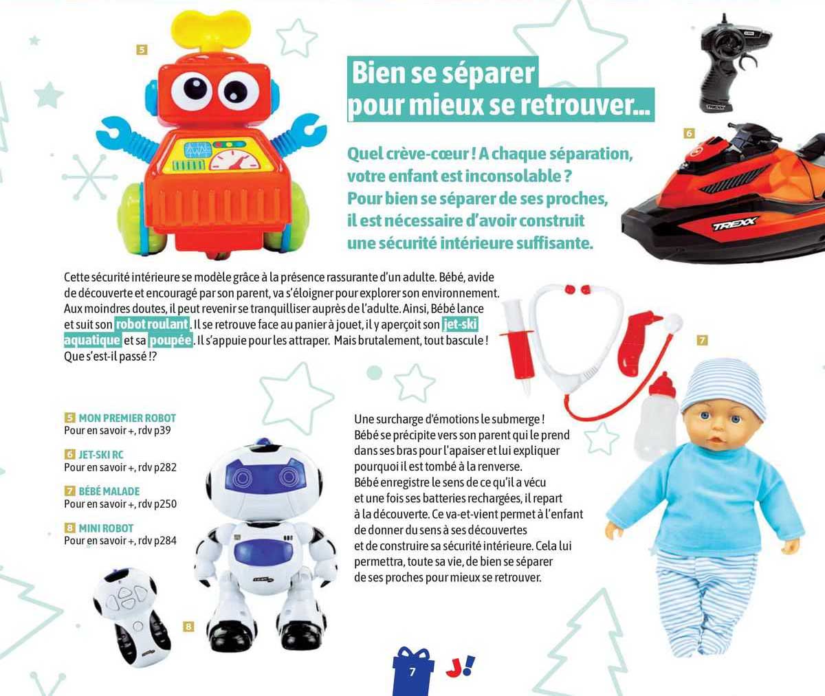 mon premier robot, jet-ski rc, bébé malade, mini robot