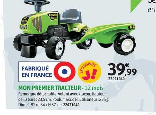 mon premier tracteur - 12 mois power master