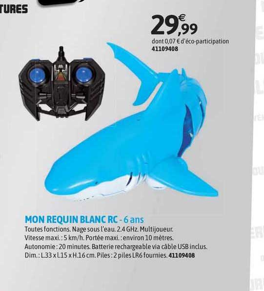 mon requin blanc rc