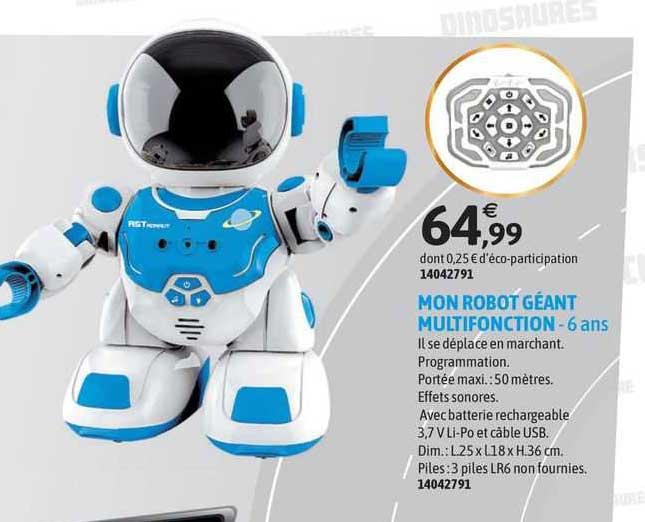 mon robot géant multifonction - 6 ans