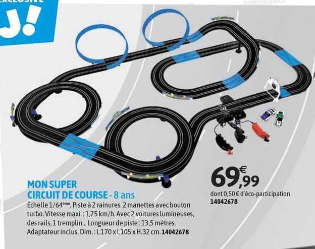 mon super circuit de course - 8 ans