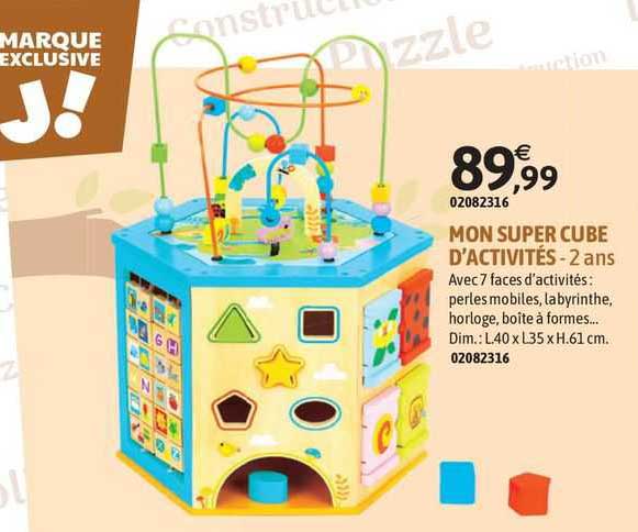 mon super cube d'activités
