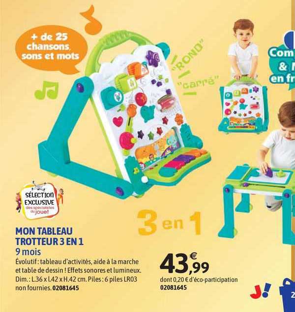 mon tableau trotteur 3 en 1