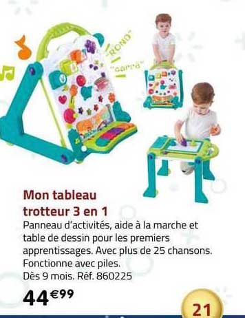 mon tableau trotteur 3 en 1