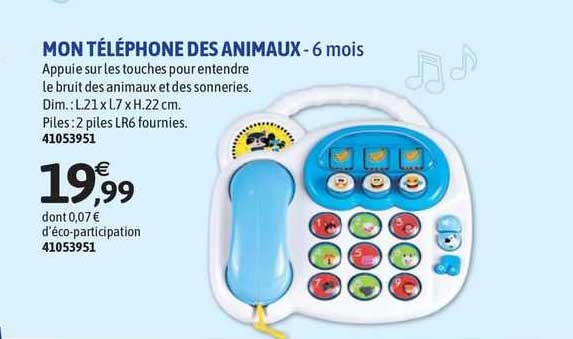 mon téléphone des animaux