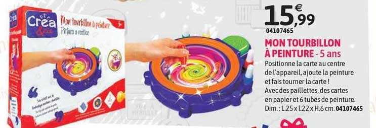 mon tourbillon à peinture