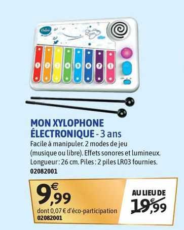 Mon Xylophone électronique