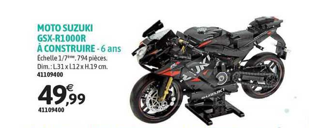 moto suzuki gsx-r1000r à construite - 6 ans