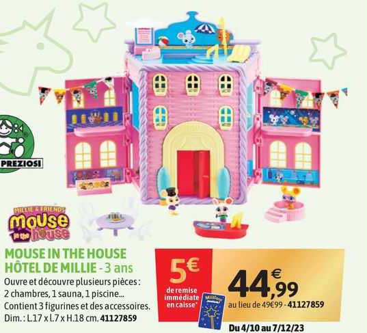 mouse in the house hôte de millie