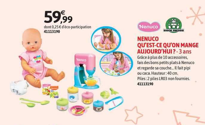 nenuco qu'est-ce qu'on mange aujourd'hui