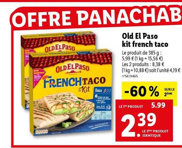 old el paso kit french taco