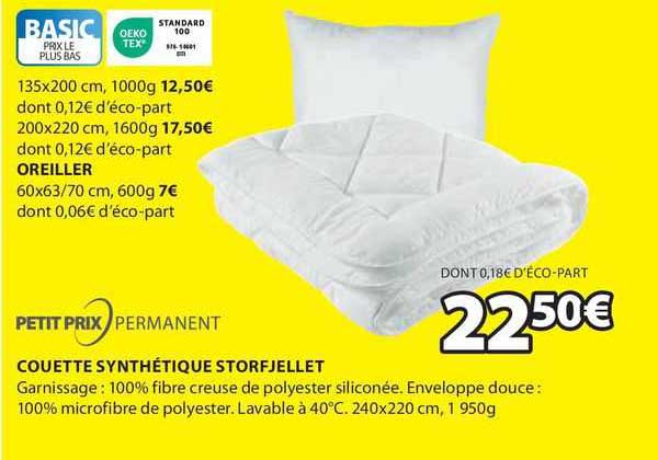 Oreiller Ou Couette Synthétique Storfjellet