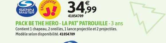 pack be the hero la pat' patrouille spin master