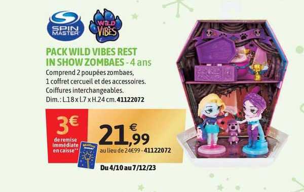 pack wild vibes rest in show zombaes