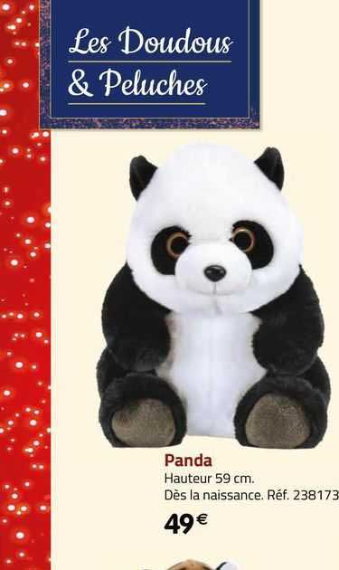 panda hauteur 59cm