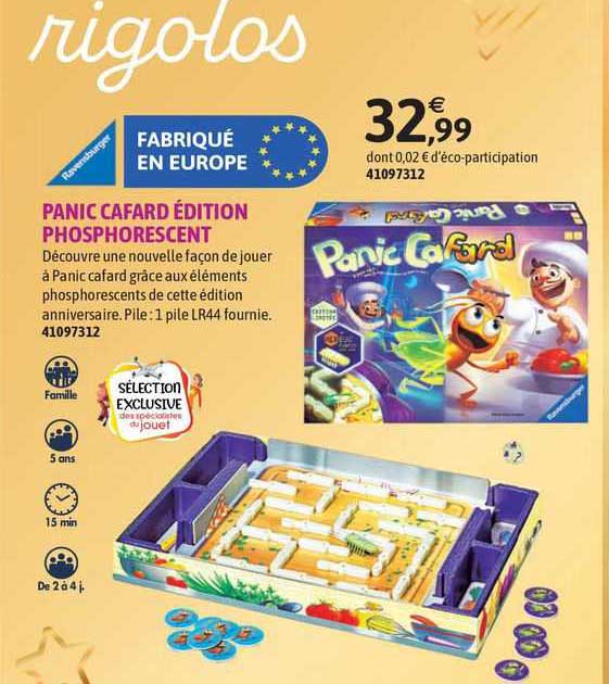 Panic Cafard édition Phosphorescent