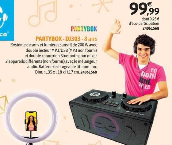 partybox - dj303 - 8 ans